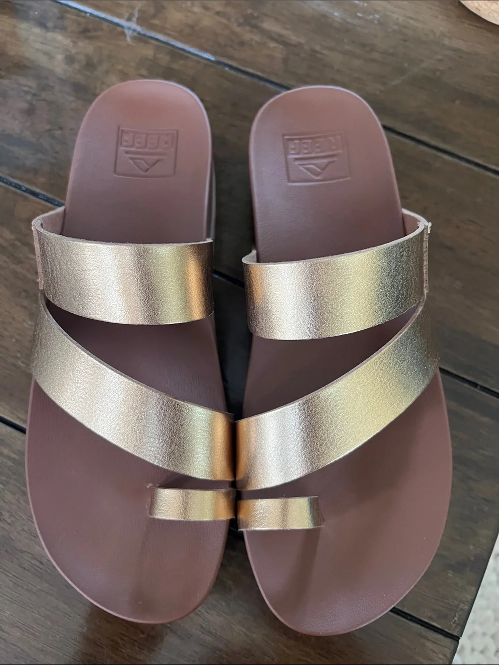 Reef Women s Platform Sandals - Brown & Gold